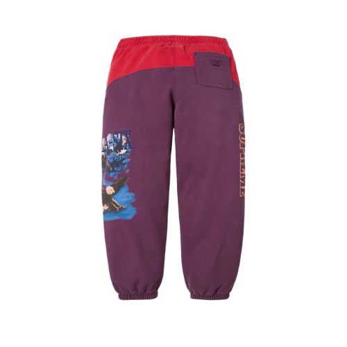 Supreme MM6 Maison Margiela Eagle Sweatpant Purple - Image 2