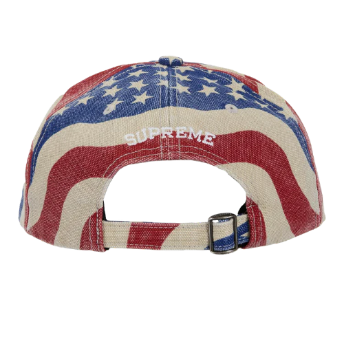 Supreme Pigment Coated S Logo 6-Panel Cap (SS26) Flag - Image 3