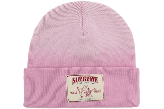 Supreme True Religion Beanie (FW25) Pink - Image 2