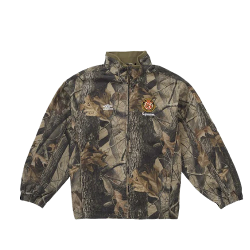 Supreme Umbro Cotton Ripstop Track Jacket (SS26) Realtree Hardwoods Camo
