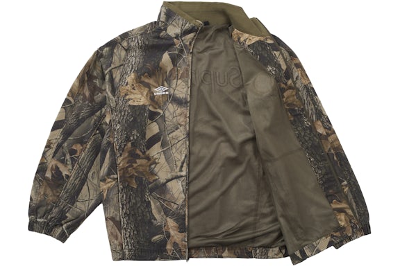 Supreme Umbro Cotton Ripstop Track Jacket (SS26) Realtree Hardwoods Camo - Image 2