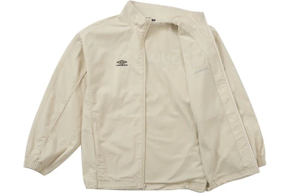 Supreme Umbro Cotton Ripstop Track Jacket (SS26) Stone - Image 2