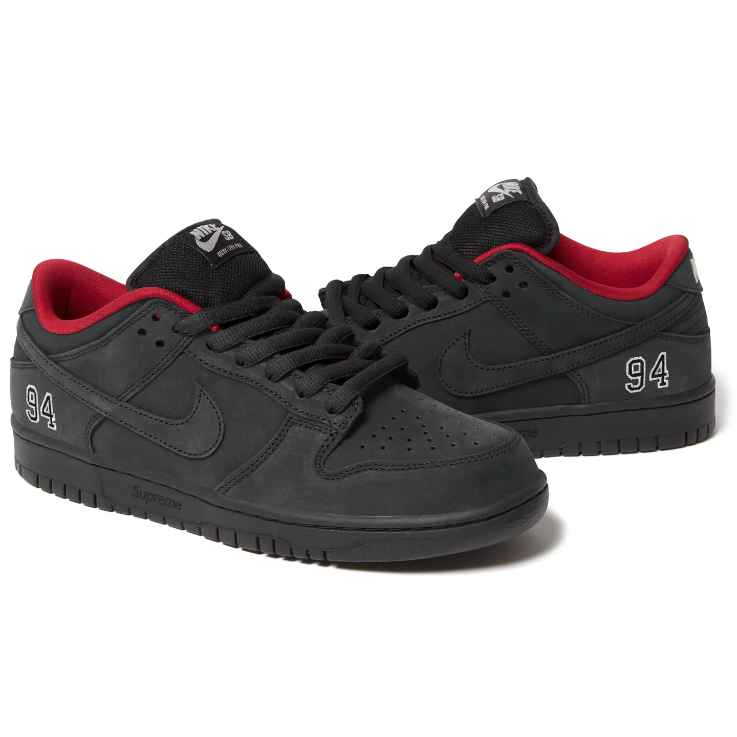 Supreme X Nike SB Dunk Low Pro Black - Image 3