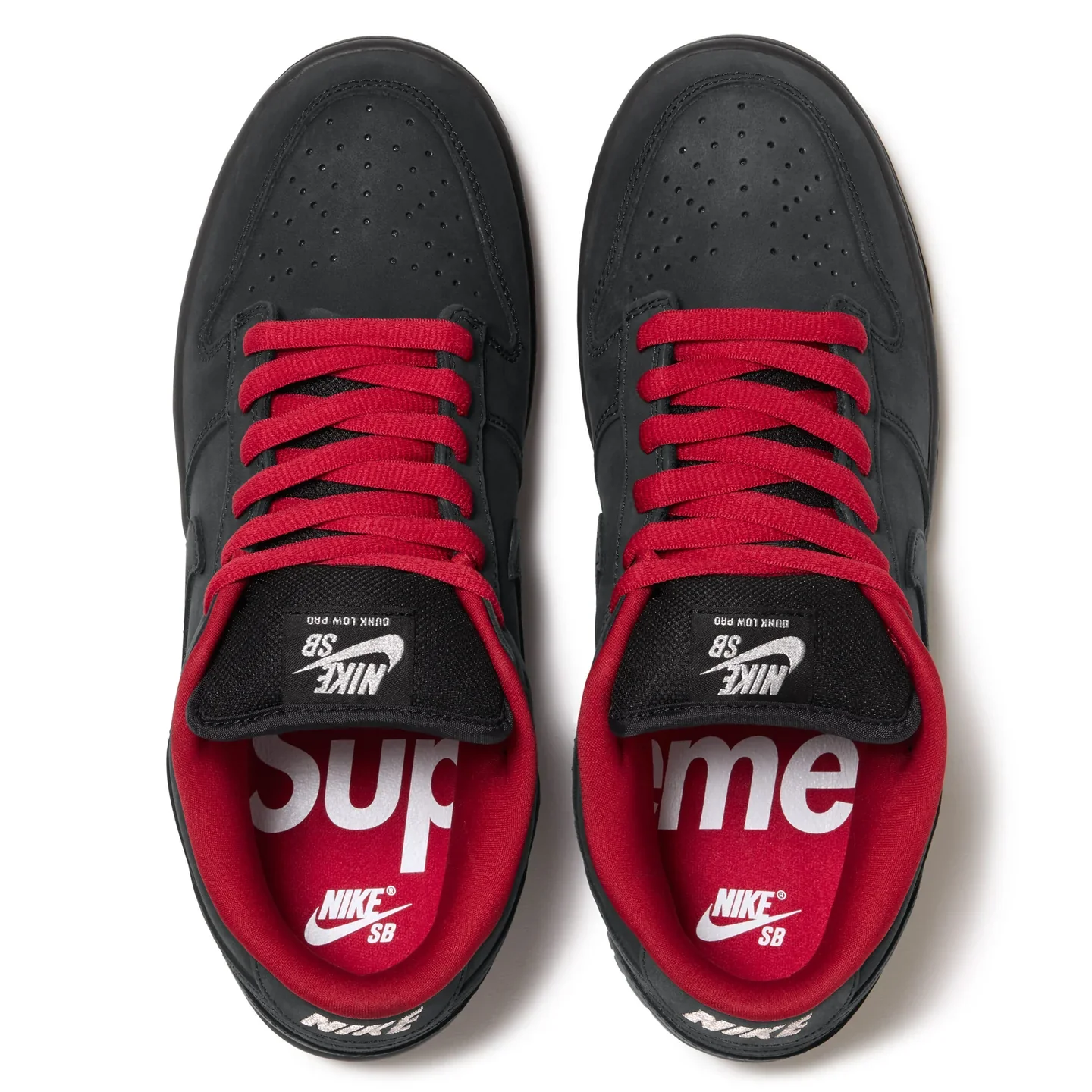 Supreme X Nike SB Dunk Low Pro Black - Image 4