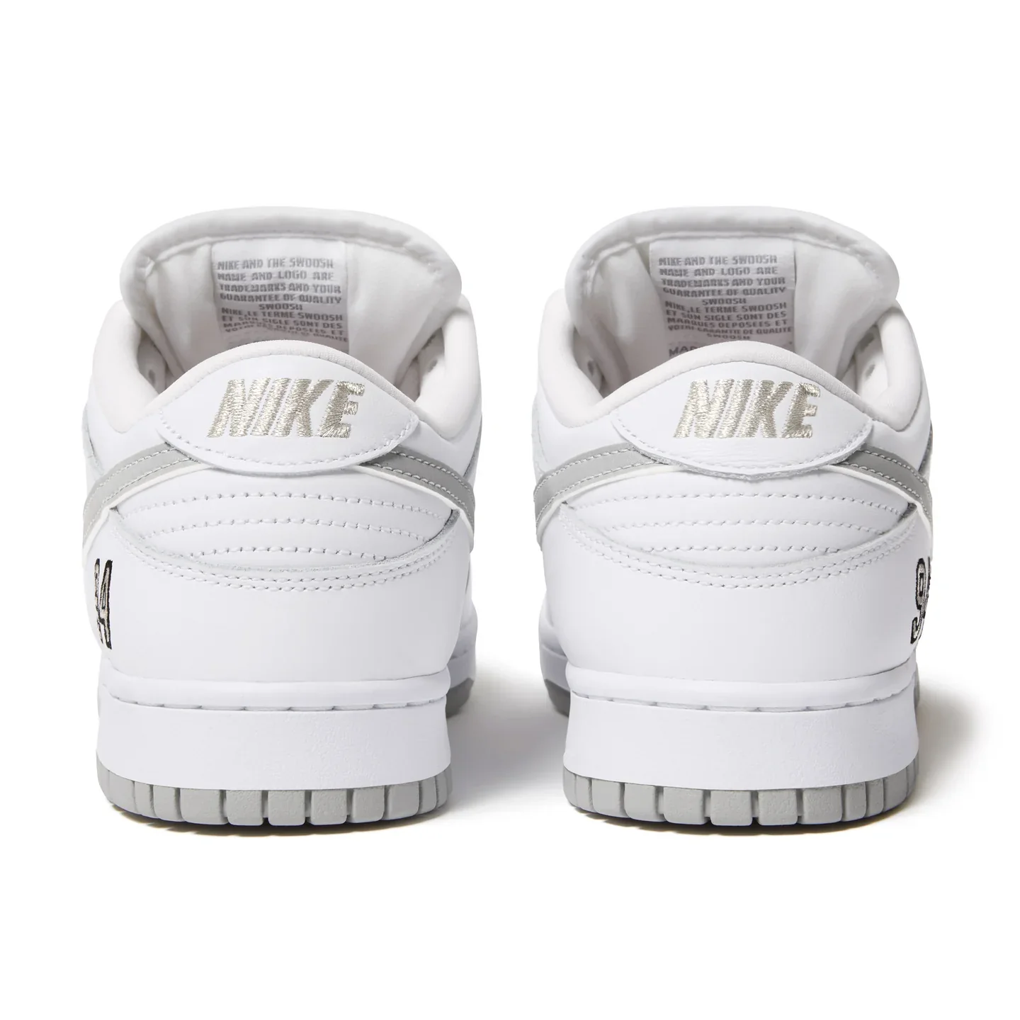 Supreme X Nike SB Dunk Low Pro White - Image 5