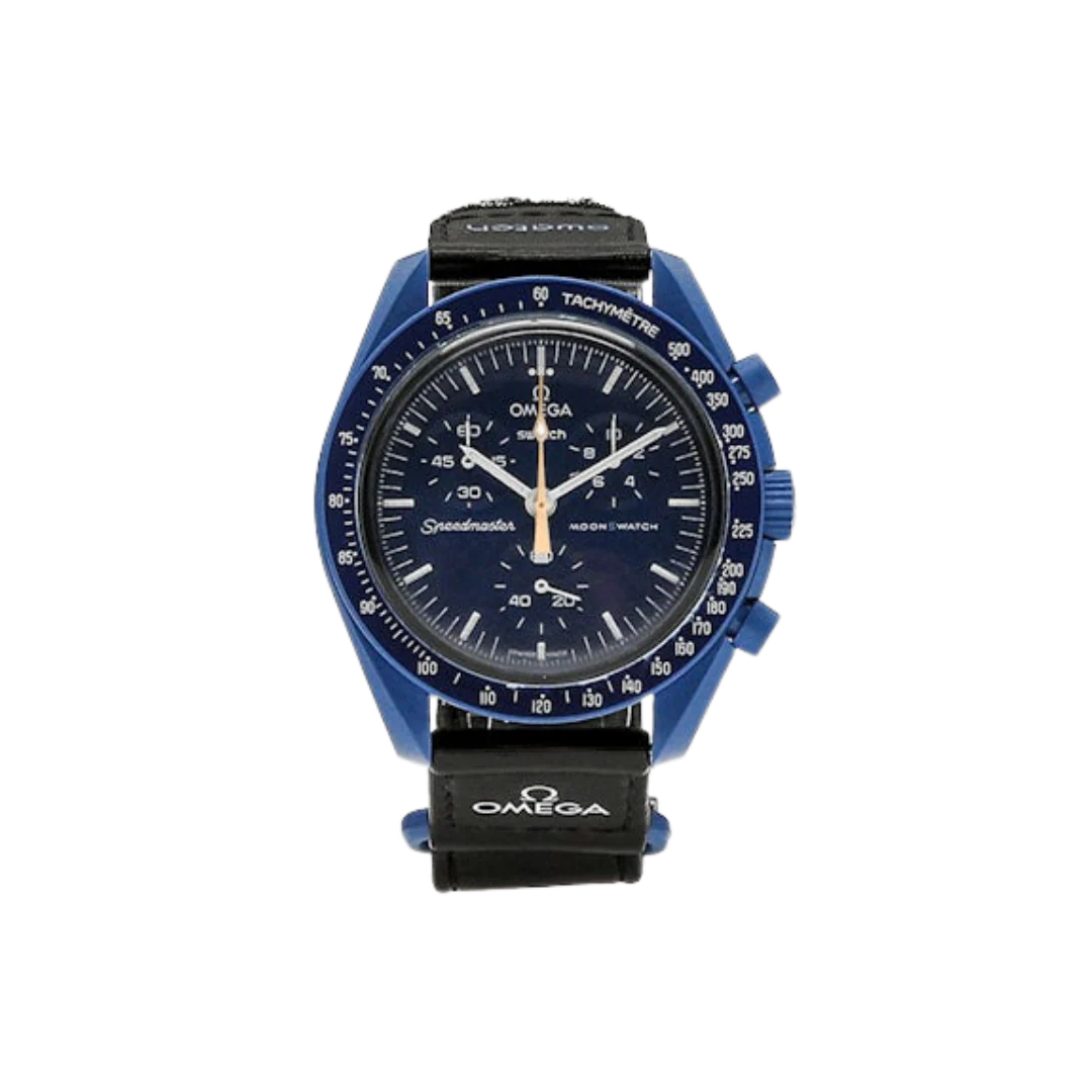 Swatch x Omega Bioceramic Moonswatch Mission to Neptune Moonshine Gold