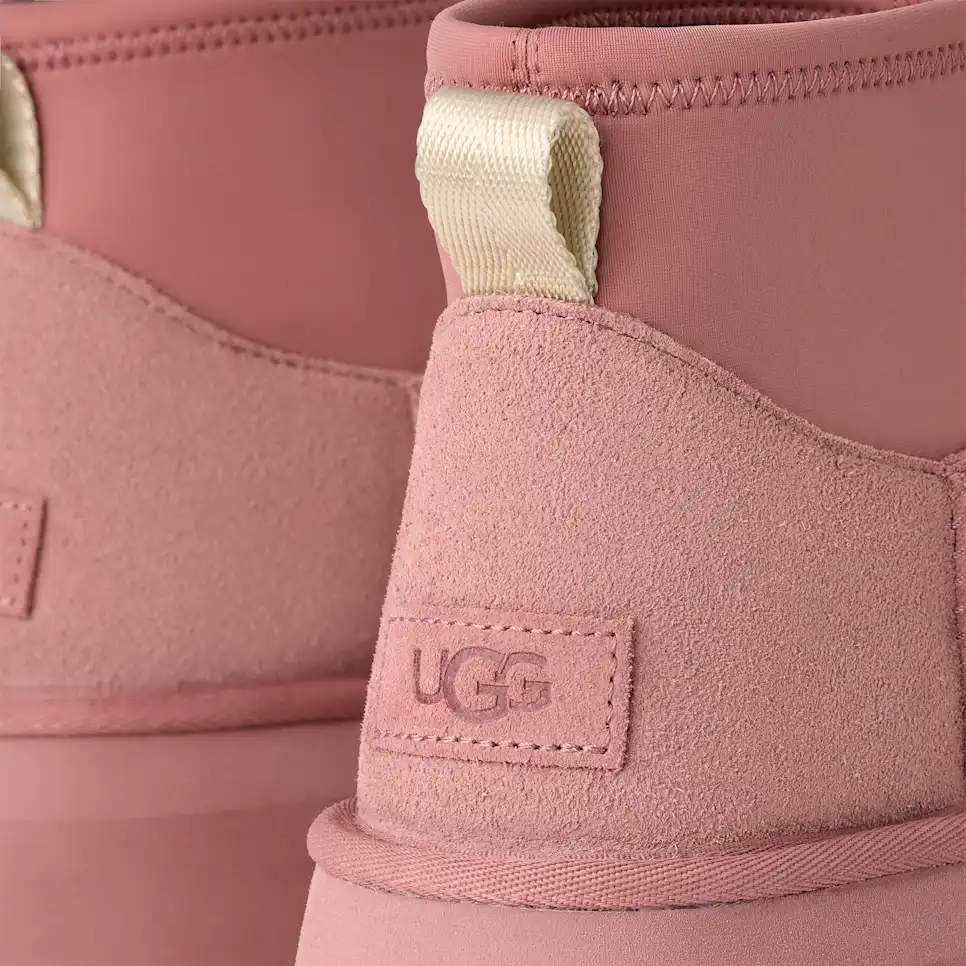 UGG Classic Mini Dipper Legwarmer Boot Pink Dawn - Image 3