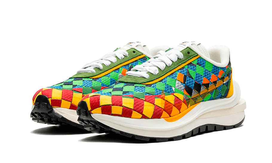 Nike Vaporwaffle Woven Sacai Jean Paul Gaultier Green Gusto - Image 2